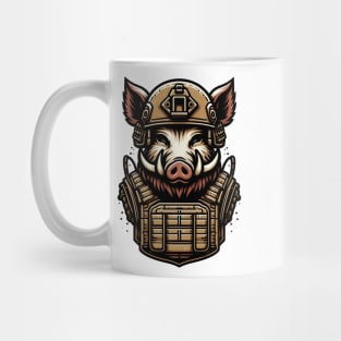 Tactical Wild Boar Adventure Tee: Unleash the Beast Within Mug